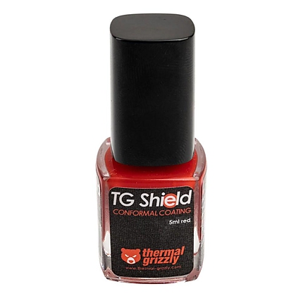 Защитен лак Thermal Grizzly Shield, 5ml, Червен