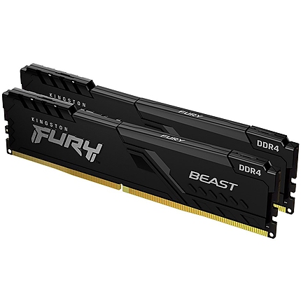 KINGSTON DRAM 64GB 3600MHz DDR4 CL18 DIMM (Kit of 2) FURY Beast Black EAN: 740617319729