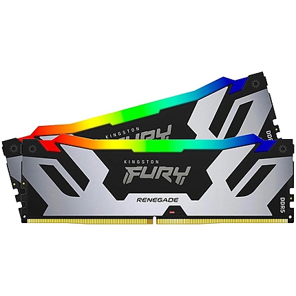 Kingston DRAM 32GB 6400MT/s DDR5 CL32 DIMM (Kit of 2) FURY Renegade RGB EAN: 740617329742