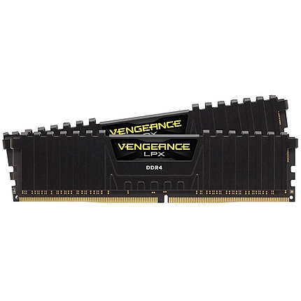 Corsair 16GB (2 x 8GB) DDR4 DRAM 4400MHz C19-19-19-39 Vengeance LPX Memory Kit - Black