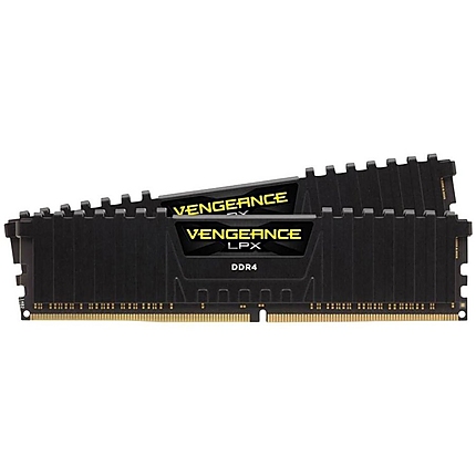 Corsair 16GB (2 x 8GB) DDR4 DRAM 4000MHz C19-23-23-45 Vengeance LPX Memory Kit - Black