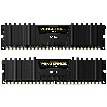 Corsair 16GB (2 x 8GB) DDR4 DRAM 3600MHz C20-23-23-43 Vengeance RGB PRO Memory Kit - Black