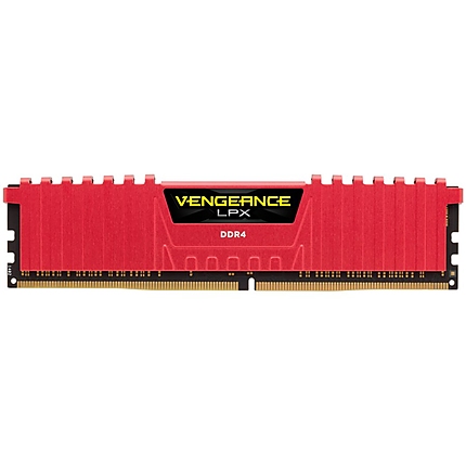 CORSAIR VENGEANCE LPX 8GB (1x8GB) DDR4 DRAM 2666MHz C16 Memory Kit - Red