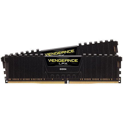 Corsair 32GB (2 x 16GB) DDR4 DRAM 3200MHz C16-19-19-36 Vengeance LPX Memory Kit - Black