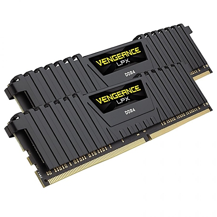 Corsair 64GB (2 x 32GB) DDR4 DRAM 3200MHz C16-20-20-38 Vengeance LPX Memory Kit - Black