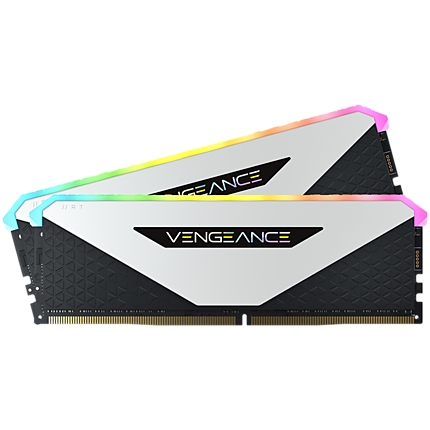 Corsair DDR4, 3200MHz 32GB 2x16GB Dimm, Unbuffered, 16-20-20-38, XMP 2.0, Vengeance RGB RT Heatspreader, RGB LED, Black PCB, 1.35V, for AMD Ryzen