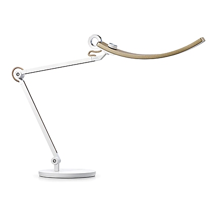 BenQ (CW+WW) WiT e-Reading Desk Lamp Light Source Dual Color LED, Color Rendering Index >95, Center Illuminance 1600 lux (Height 45cm), Color Temperature 2700K ~ 5700K, Lighting Coverage (At 500 Lux) 90cm (width), Aluminum alloy, Zinc alloy, GOLD