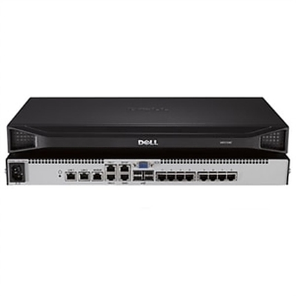 Dell DMPU108e 8-port remote KVM switch with one remote one local user single power supply, DMPU108E