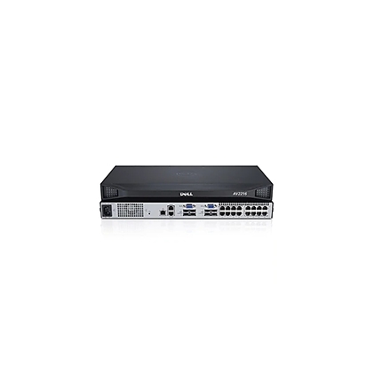 Dell DAV2216-G01 16-port analog upgradeable to digital KVM switch: 2 local users 1 power supply, DAV2216