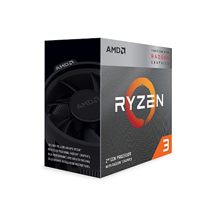 Процесор AMD RYZEN 3 3200G 4-Core 3.6 GHz (4.0 GHz Turbo) 6MB/65W/AM4/BOX