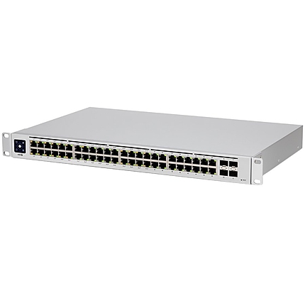 USW-48-PoE is 48-Port managed PoE switch with (48) Gigabit Ethernet ports including (32) 802.3at PoE+ ports, and (4) SFP ports. Powerful second-generation UniFi switching.