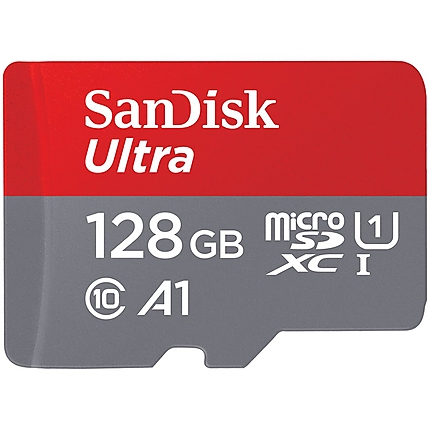 SanDisk_Ultra microSDXC_128GB + SD Adapter_120MB/s  A1 Class 10 UHS-I