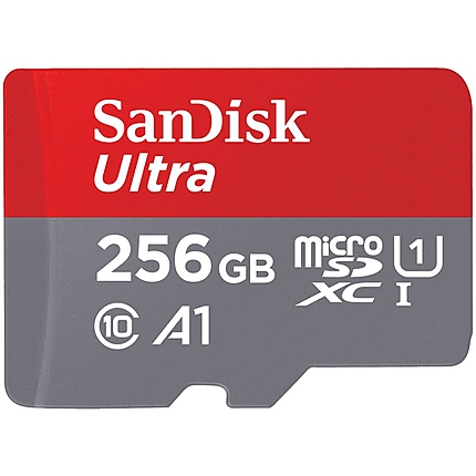 SanDisk_Ultra microSDXC_256GB + SD Adapter_120MB/s  A1 Class 10 UHS-I