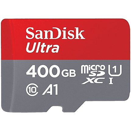 SanDisk_Ultra microSDXC_400GB + SD Adapter_120MB/s  A1 Class 10 UHS-I