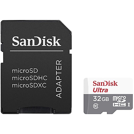 SanDisk Ultra Android microSDHC + SD Adapter 32GB 80MB/s Class 10; EAN: 619659161644