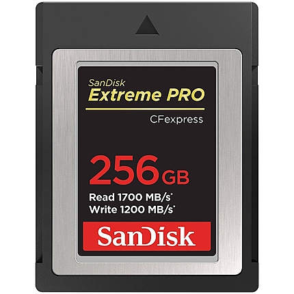 SANDISK 256GB Extreme PRO CFexpress Card Type B