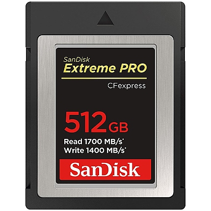 SANDISK Extreme PRO CF Express Card Type B 512GB