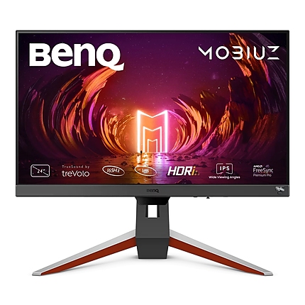 BenQ MOBIUZ EX240, 23.8", IPS, 1920x1080 FHD, 1ms 165Hz, 99% sRGB, 350 cd/m2, FreeSync Premium, 2x HDMI 2.0, DP, HDRi, treVolo 2x 2.5W speakers, Height Adjustable Stand, USB Hub, Eye-care VESA 100x100, Silver