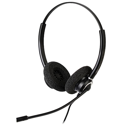 Слушалки с микрофон Addasound Crystal 2732 Duo, UC,QD, черни