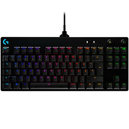 LOGITECH G PRO Corded Mechanical Gaming Keyboard - BLACK - US INT'L - USB