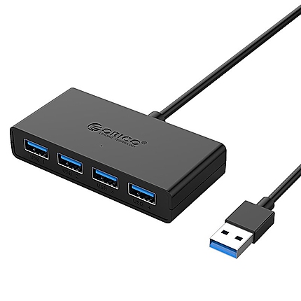 Orico хъб USB3.0 HUB 4 port black - G11-H4-U3-03-BK