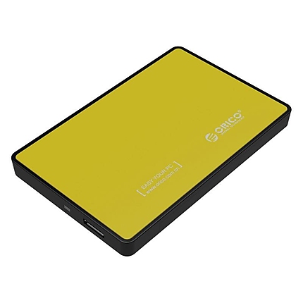 Orico външна кутия за диск Storage - Case - 2.5 inch USB3.0 YELLOW - 2588US3-OR