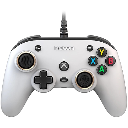 Жичен геймпад Nacon XBox Series Pro Compact White, Бял