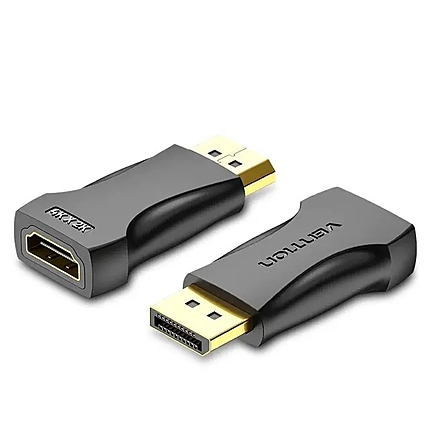 Vention адаптер Adapter DisplayPort M / HDMI F - 4K, Black - HBPB0