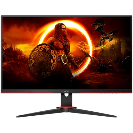 AOC Monitor LED 27G2SAE/BK 27" VA 1920x1080 at 165HZ 3000:1, 1ms, Freesync Premium, VGA, HDMI, DP, 3y