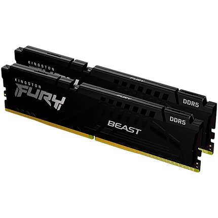 Kingston DRAM 16GB 5200MT/s DDR5 CL40 DIMM (Kit of 2) FURY Beast Black EAN: 740617325959