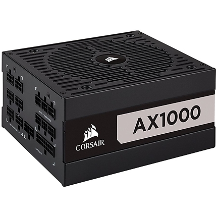 CORSAIR AX Series AX1000 — 1000 Watt 80 PLUS Titanium Certified Fully Modular ATX PSU (EU)