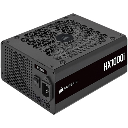 Corsair PSU 1000W HX1000i 80+ Platinum 140mm fan black