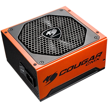 COUGAR CMX 700, 80 Plus Bronze, Ultra-Quiet & Temperature-Controlled 140mm fan, Advanced Modular Cable, Support PCI Express 2.0 next-generation graphic card with 8(6+2)pin PCI-E connector, 105 °C Japanese Capacitors