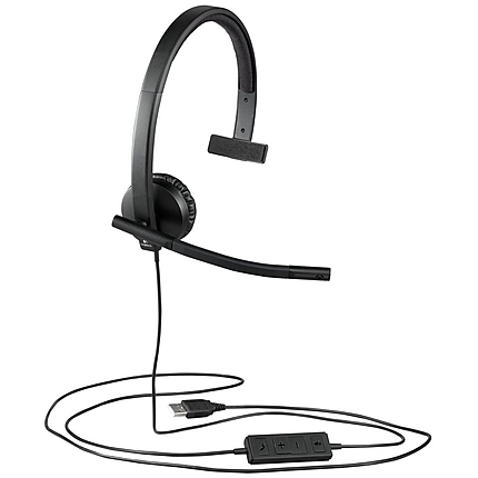 LOGITECH H570E CORDED HEADSET MONO USB - EMEA