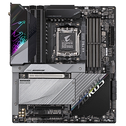 Дънна платка GIGABYTE X670E AORUS Master Socket AM5, Wi-Fi 6E DDR5, PCIe 5.0, RGB Fusion