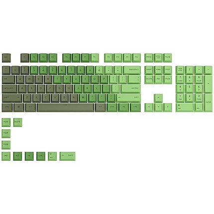 Капачки за механична клавиатура Glorious GPBT Doubleshot 114-Keycap Olive US-Layout