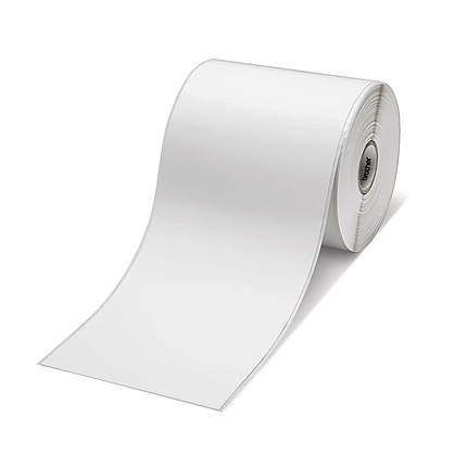 Brother RD-S07E5 White Paper Label Roll, Continuous 58mm x 86m