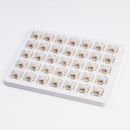 Суичове за механична клавиатура Keychron Gateron White, Switch Set 35 броя