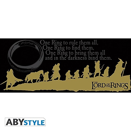 Чаша ABYSTYLE LORD OF THE RINGS The Fellowship of the Ring, King size, Черен