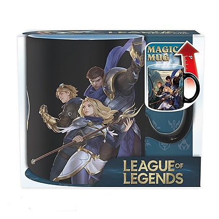 Чаша ABYSTYLE LEAGUE OF LEGENDS Mug Heat Change Group, Сменящ се цвят, King size, Черен