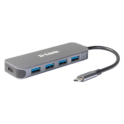 D-Link USB-C to 4-Port USB 3.0 Hub with Power Delivery