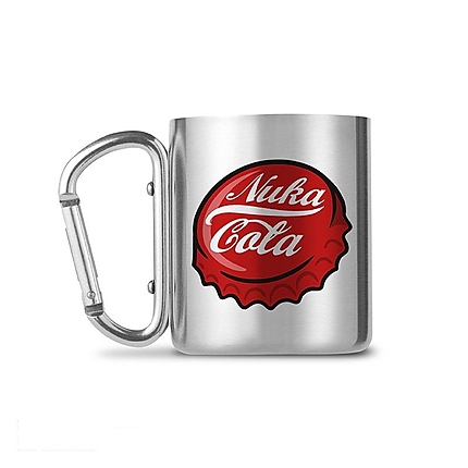 Чаши ABYSTYLE FALLOUT Mug Carabiner Nuka Cola, Метална, Сребрист