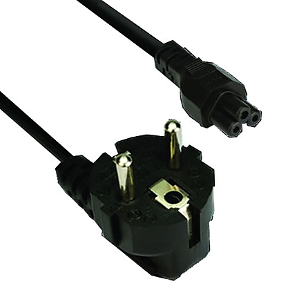 Makki Захранващ кабел Power Cord for Notebook 3C Bulk - MAKKI-CE022-1.8m