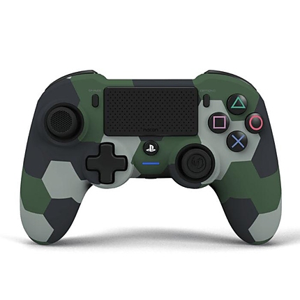 Безжичен геймпад Nacon Asymetric Wireless Controller - PS4 - Camo Green