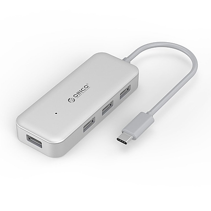 Orico хъб USB3.0 HUB 4 port - Type C input - TC4U-U3-SV