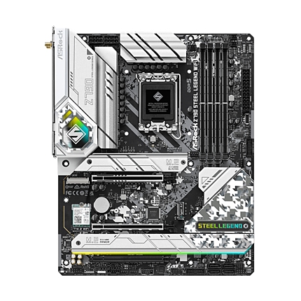 Дънна платка ASROCK Z790 Steel Legend Wi-Fi 6E, LGA 1700, DDR5, PCIe 5.0