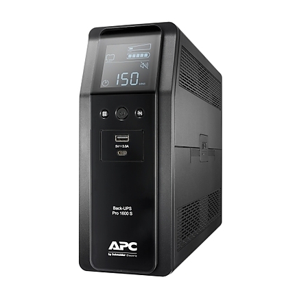 APC Back UPS Pro BR 1600VA, 230V, Sinewave, 8 Outlets, AVR, LCD interface