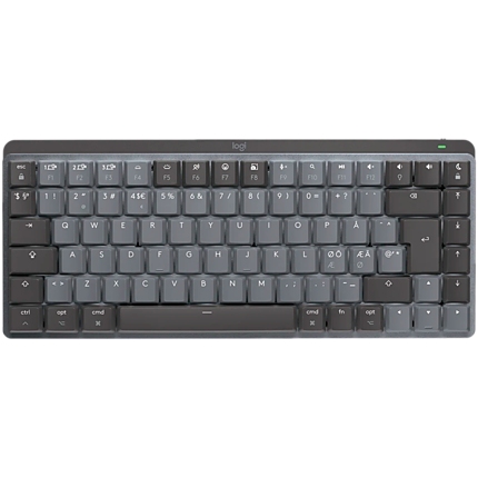 LOGITECH MX Mechanical Mini for Mac Minimalist Wireless Illuminated Keyboard  - SPACE GREY - US INT'L - 2.4GHZ/BT - N/A - EMEA - TACTILE