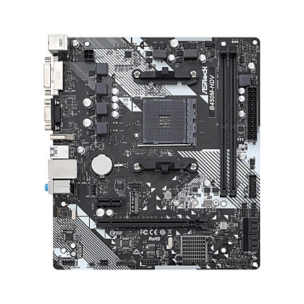 Дънна платка ASROCK B450M-HDV R4.0