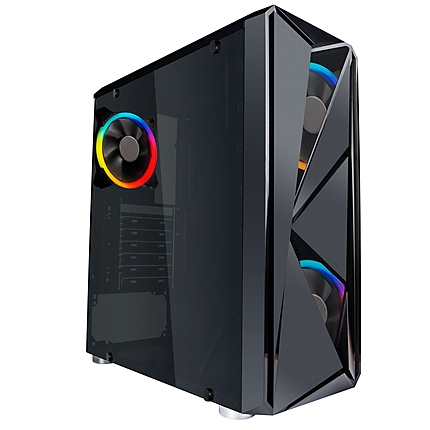 1stPlayer компютърна кутия Gaming Case ATX - F4 RGB - 3 Fans included